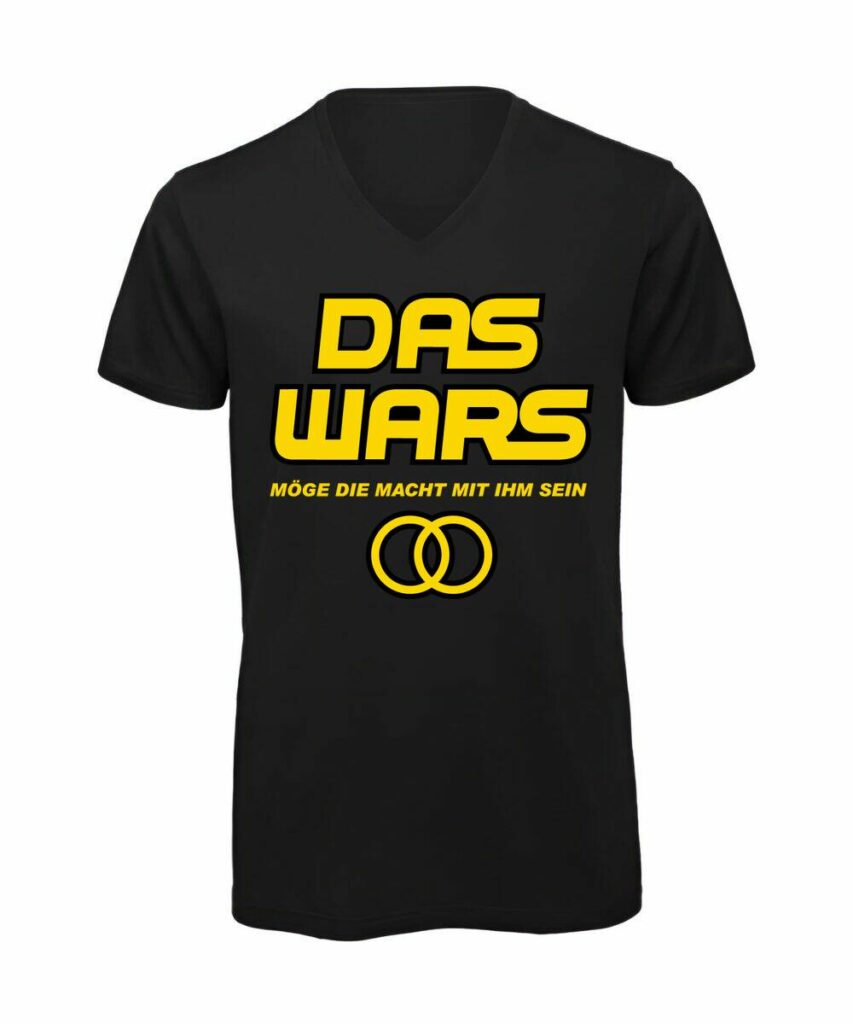 Das Wars Moege Die Macht Mit Ihm Sein Jga - T-Shirt mit V-Ausschnitt