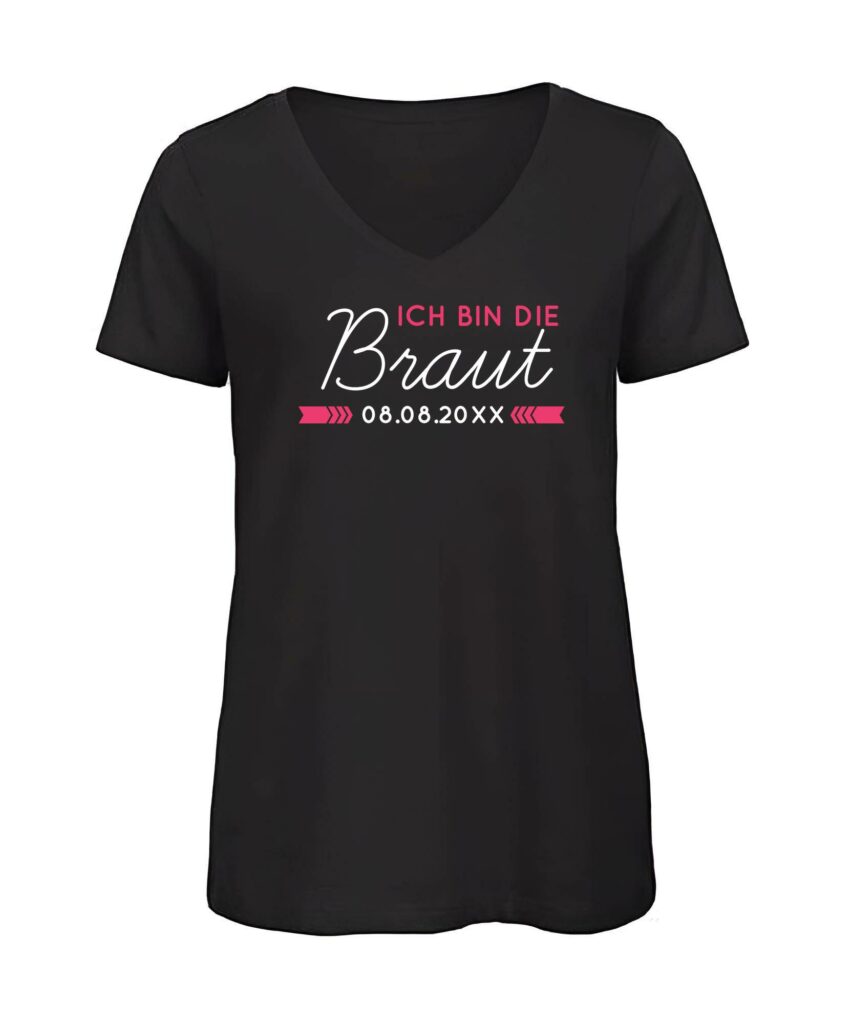 Ich Bin Die Braut Datum Individuell Jga - Women´s Inspire V T