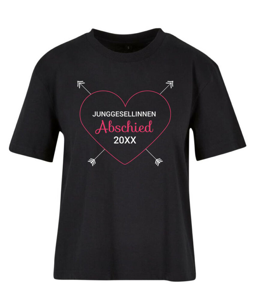 Herz Und Pfeil Junggesellinnenabschied Logo - Ladies Everyday Tee BY211