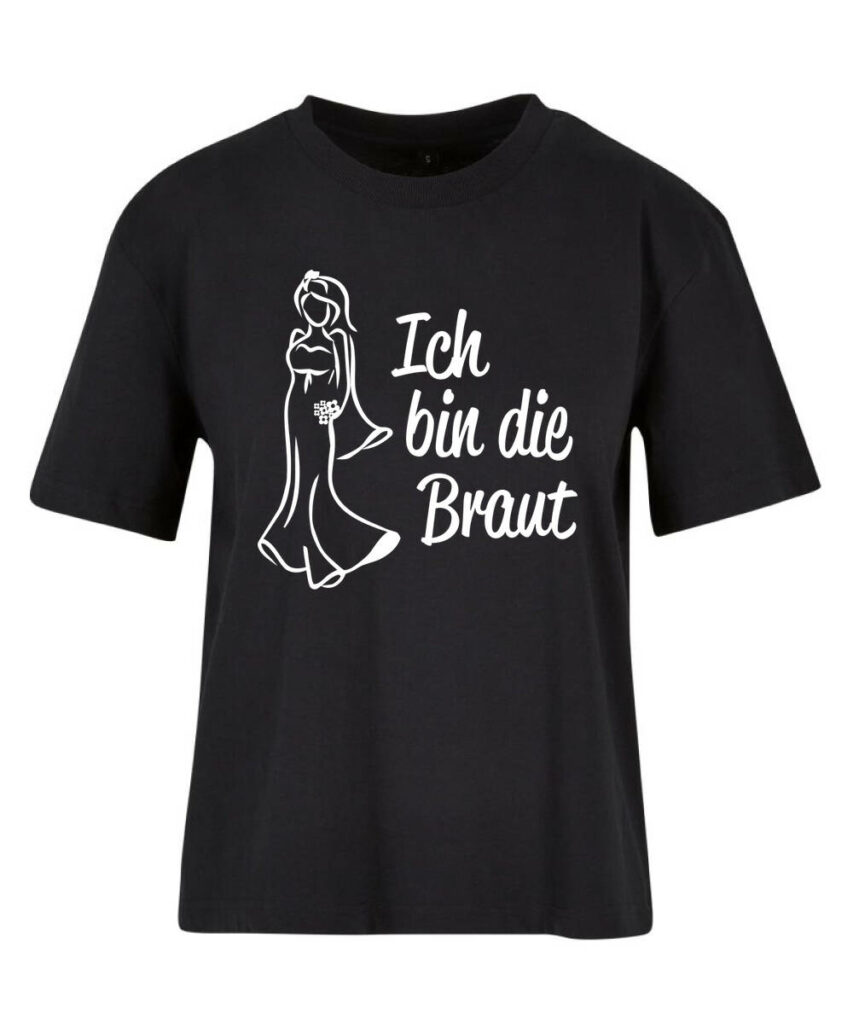 Ich Bin Die Braut Silluehette Junggesellinnenabschied - Ladies Everyday Tee BY211