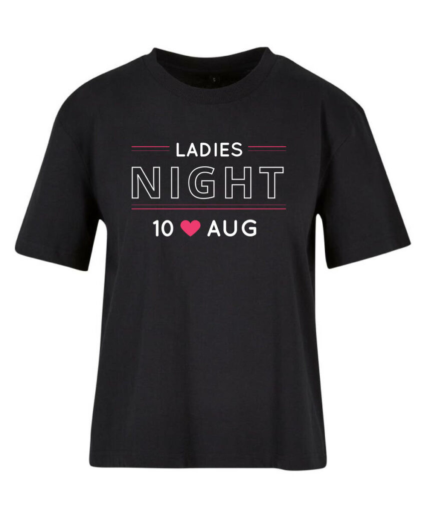 Jga Ladies Night Datum Junggesellinnenabschied - Ladies Everyday Tee BY211