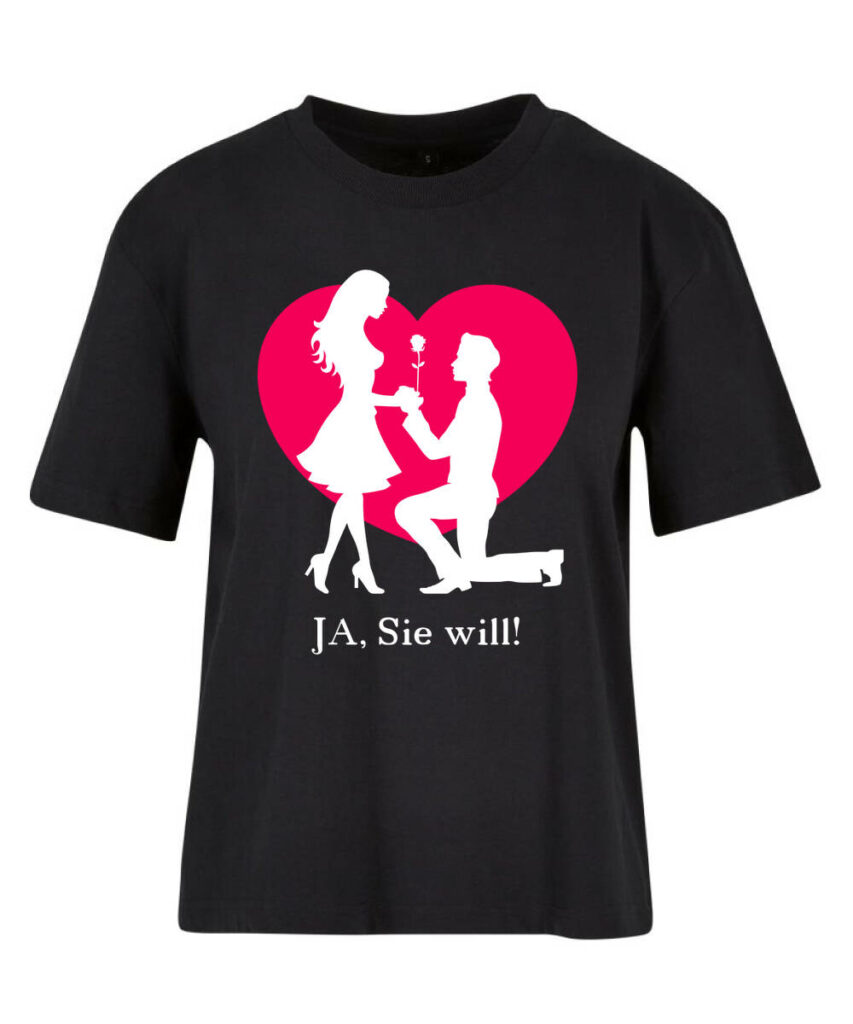 Ja Sie Will Silhouette - Ladies Everyday Tee BY211