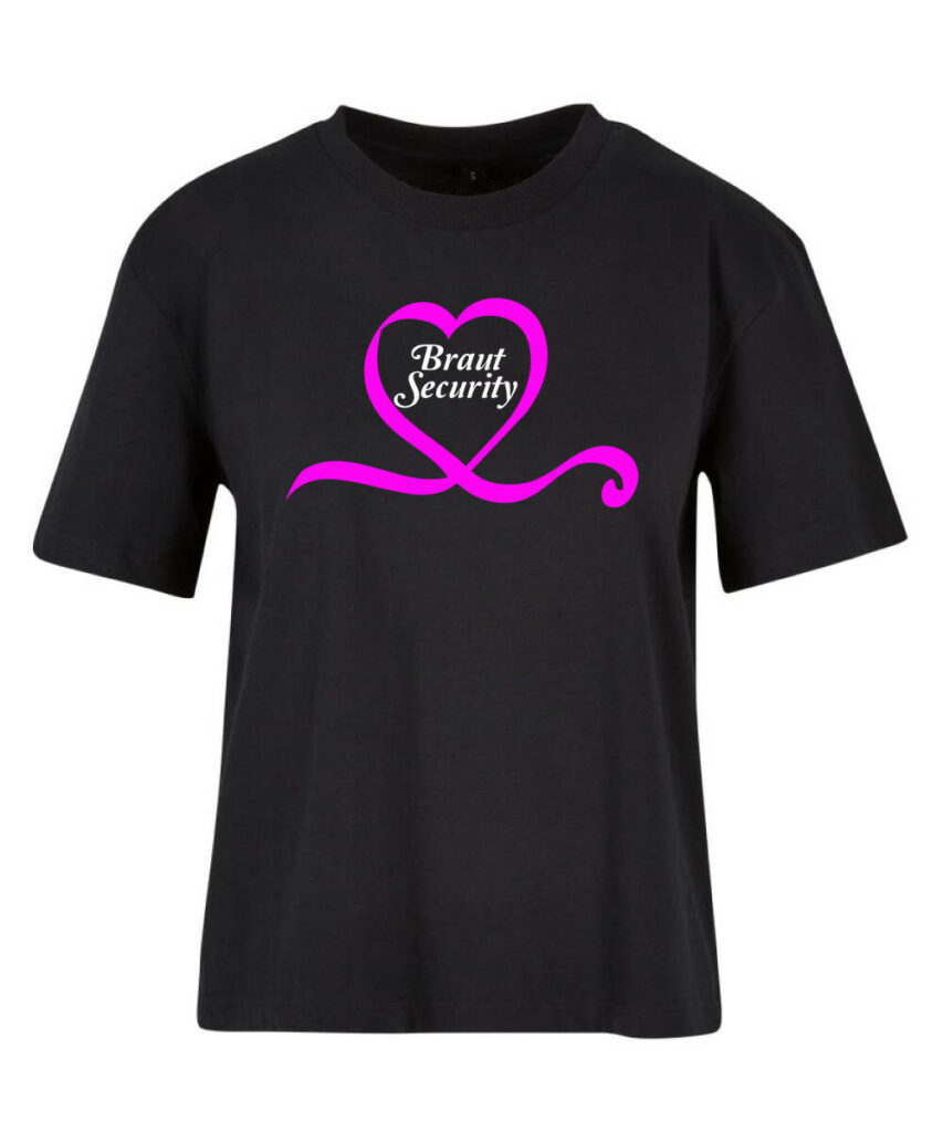 Security Der Braut Im Herz Junggesellinnenabschied Logo - Ladies Everyday Tee BY211