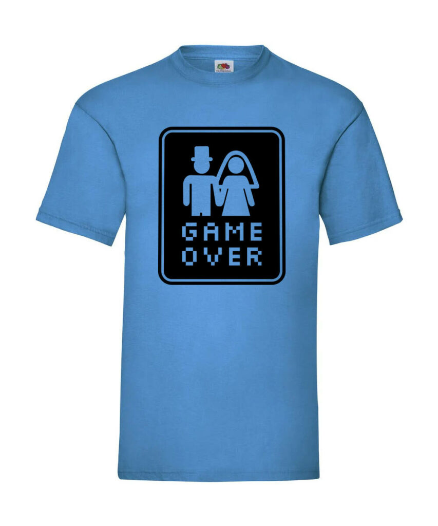 Game Over Pixel Junggesellenabschied - Basic T-Shirt