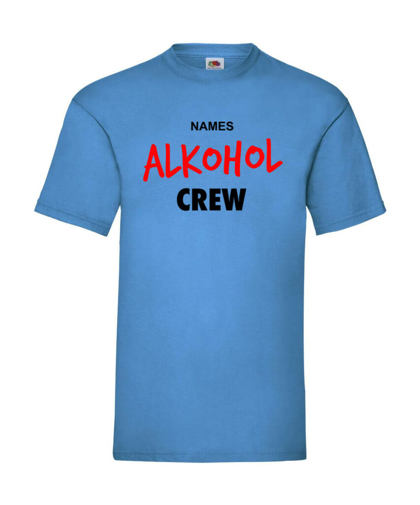 Names Alkohol Crew - Basic T-Shirt