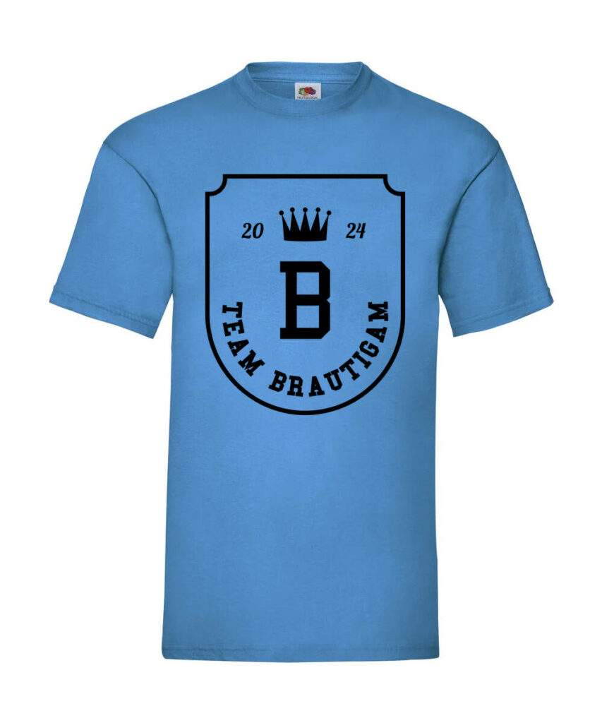 Team Braeutigam College Style Junggesellenabschied - Basic T-Shirt