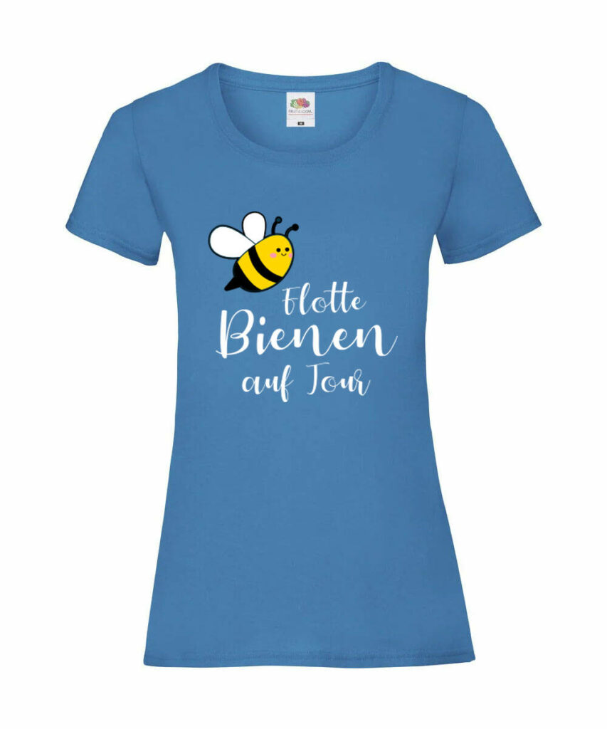 Flotte Bienen Auf Tour Junggesellinnenabschied Motiv - Ladies´ Valueweight T