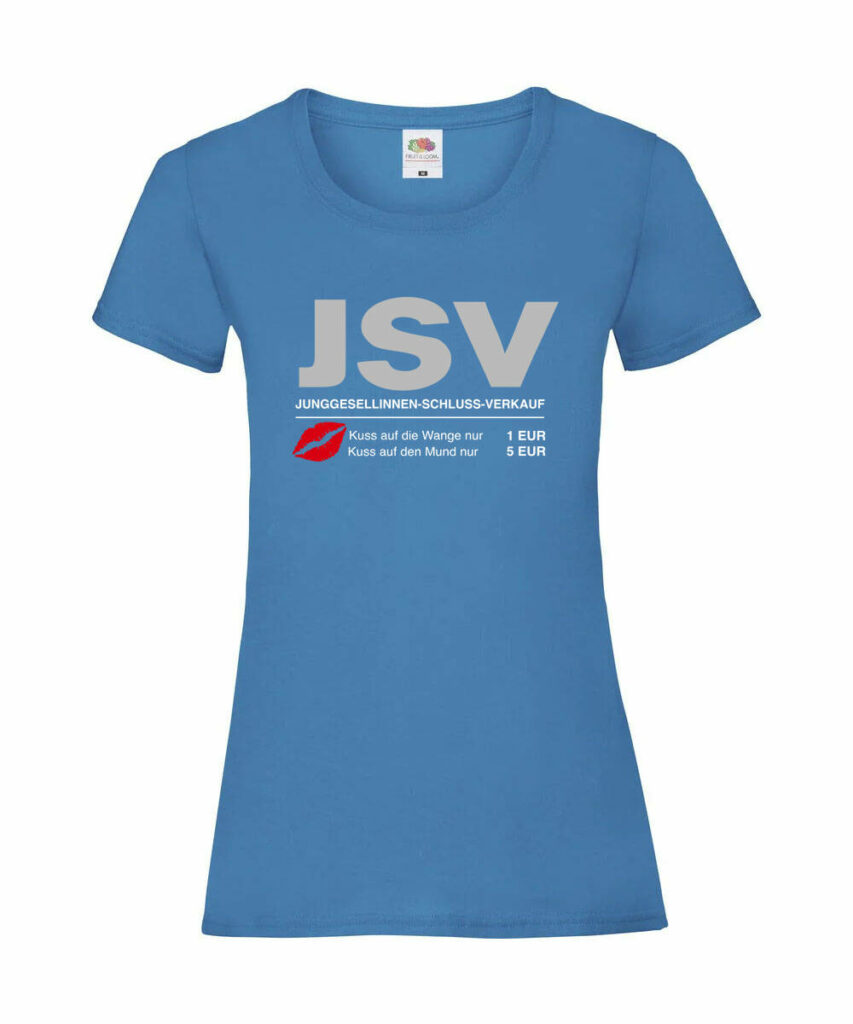 Jsv Junggesellinnen Schlussverkauf - Ladies´ Valueweight T