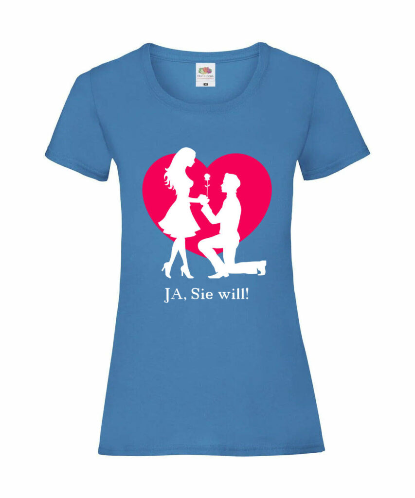 Ja Sie Will Silhouette - Ladies´ Valueweight T