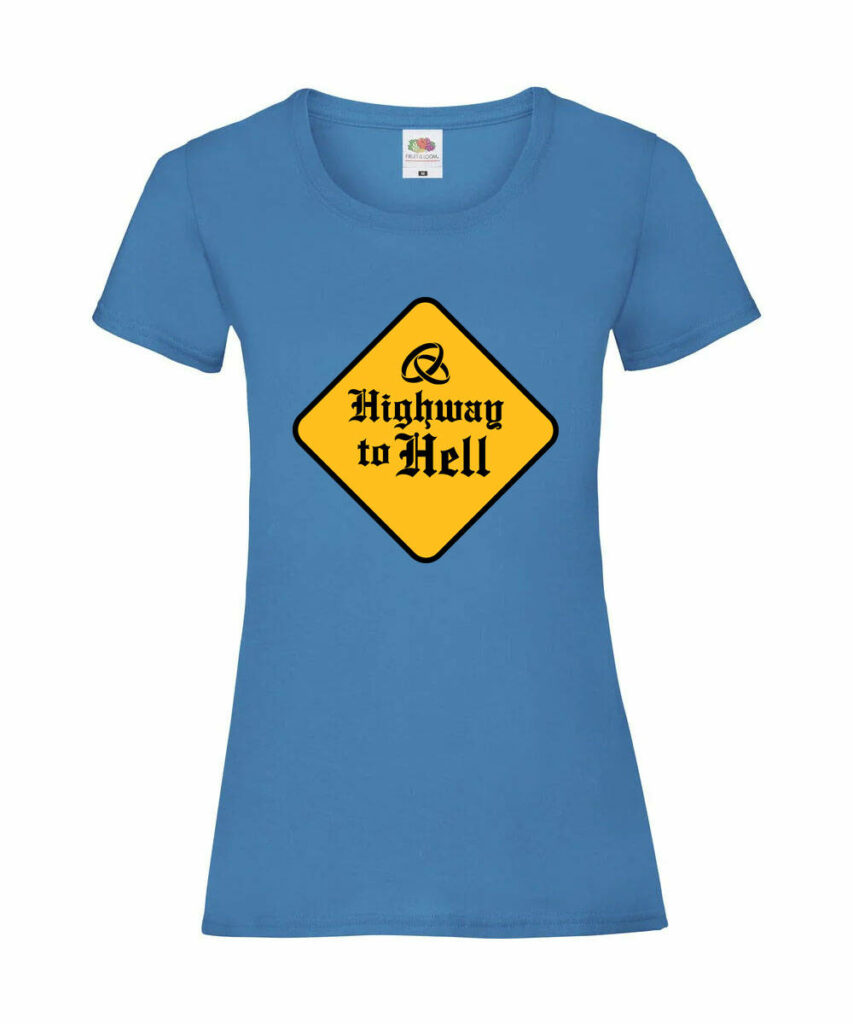 Highway_to_hell_junggesellenabschied - Ladies´ Valueweight T