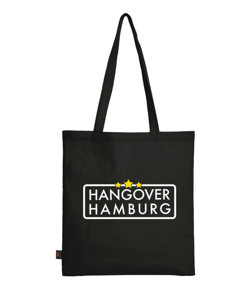 Hangover Stadt Junggesellenabschied - Baumwolltasche lange Henkel