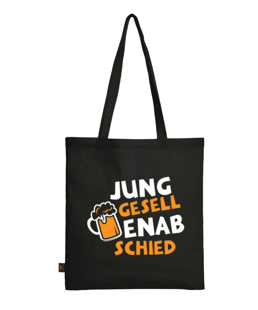 Junggesellenabschied Bier Jga - Baumwolltasche lange Henkel