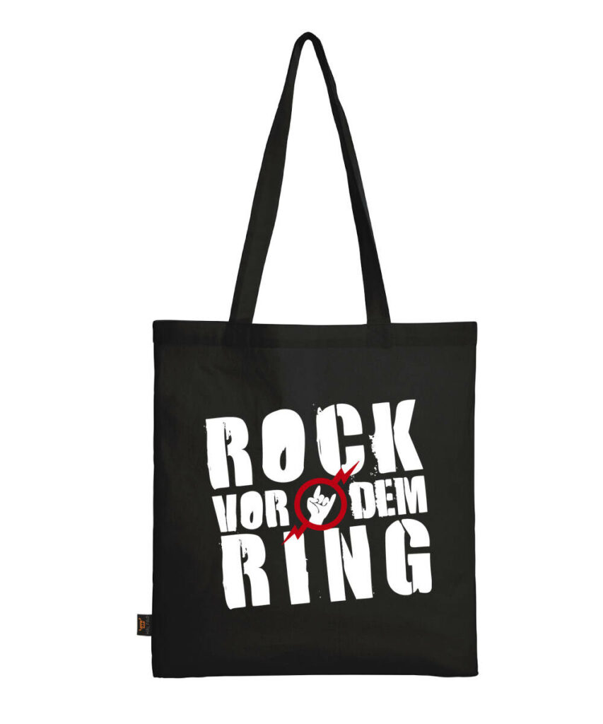 Rock Vor Dem Ring Festival Junggesellenabschied - Baumwolltasche lange Henkel