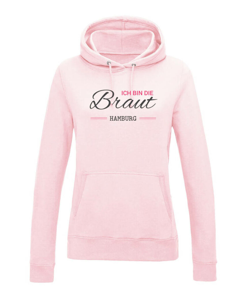 Jga Ich Bin Die Braut Individuell - Women´s College Hoodie