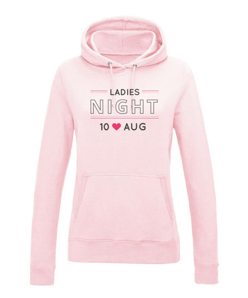 Jga Ladies Night Datum Junggesellinnenabschied - Women´s College Hoodie