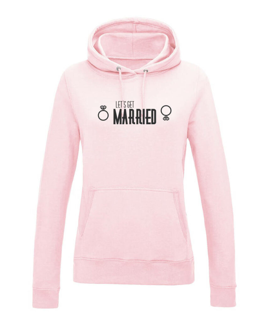 Lets Get Married Junggesellinnenabschied - Women´s College Hoodie