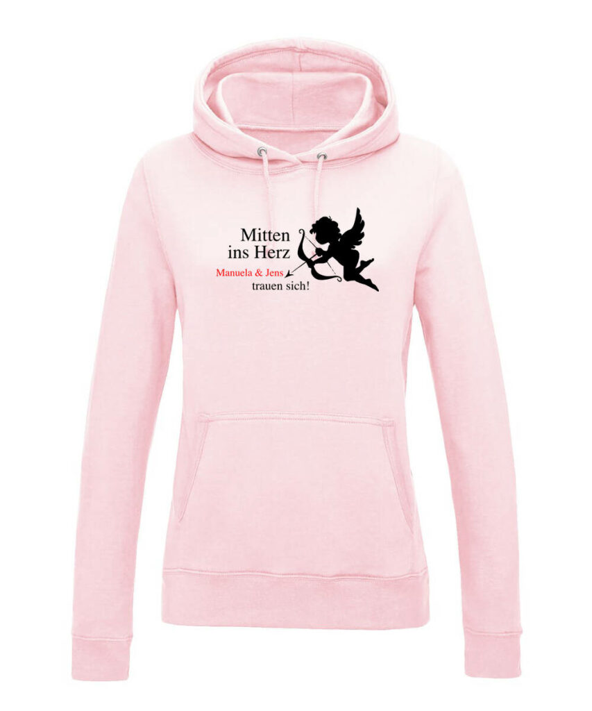 Mitten Ins Herz Junggesellinnenabschied - Women´s College Hoodie