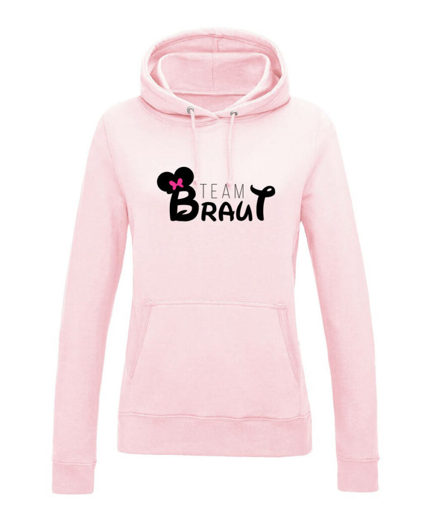 Team Braut Mrs Maus Junggesellinnenabschied Logo - Women´s College Hoodie