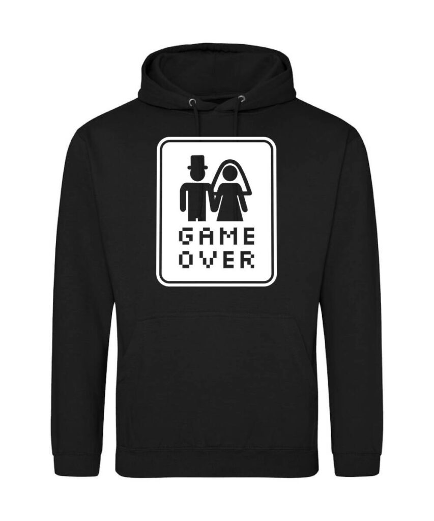 Game Over Pixel Junggesellenabschied - Unisex College Hoodie