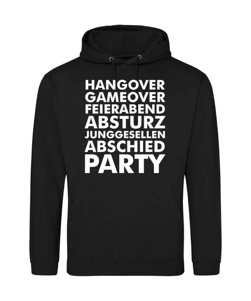 Hangover Gameover Feierabend - Unisex College Hoodie