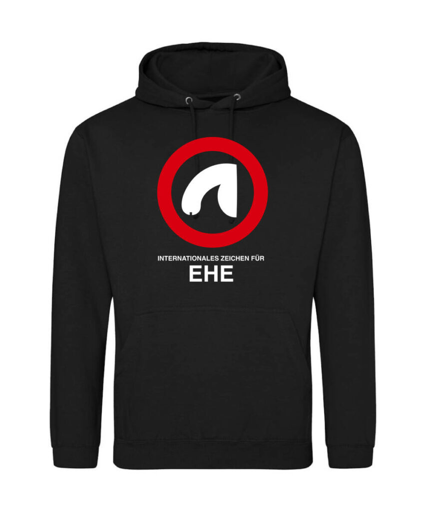 Internationales Zeichen Fuer Ehe - Unisex College Hoodie