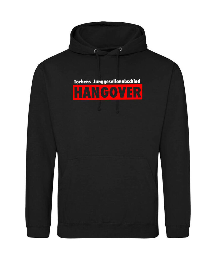 Names Junggesellenabschied Hangover - Unisex College Hoodie