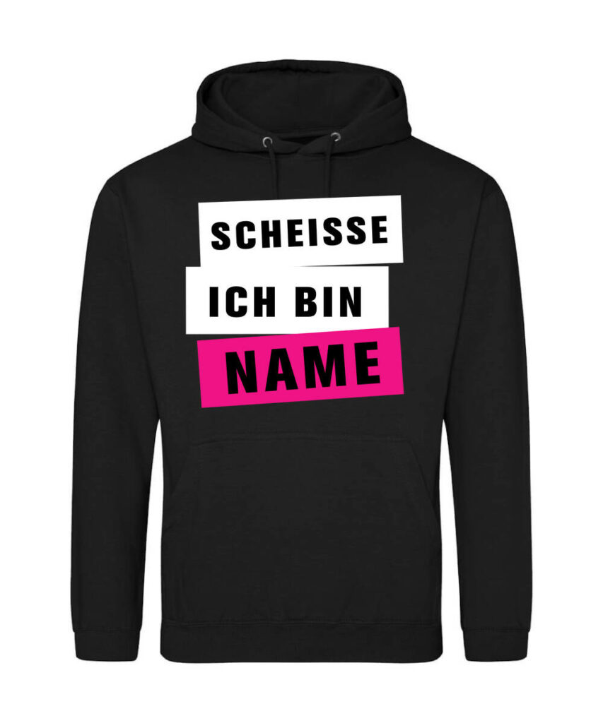 Scheisse Ich Bin Name Junggesellenabschied - Unisex College Hoodie