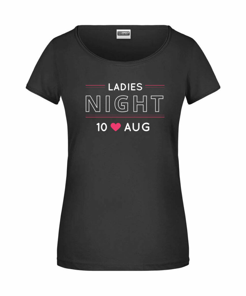 Jga Ladies Night Datum Junggesellinnenabschied - Ladies´-T JN8001