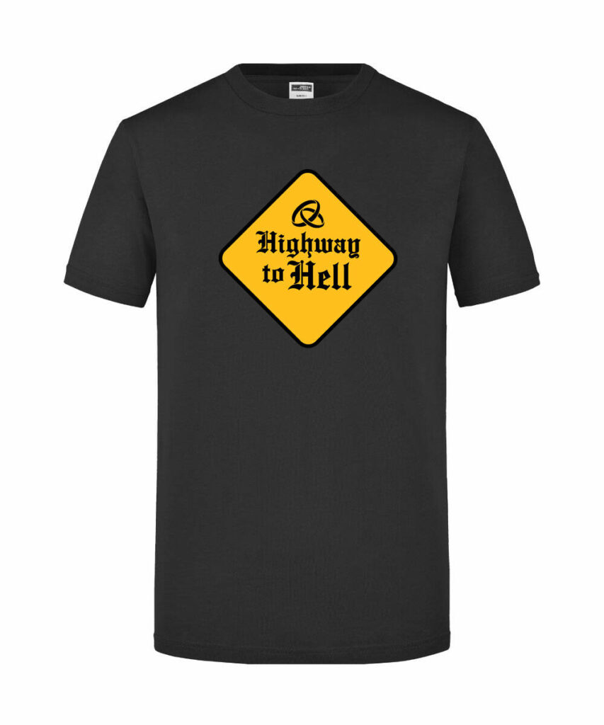 Highway To Hell Ehe - Slim Fit T-Shirt