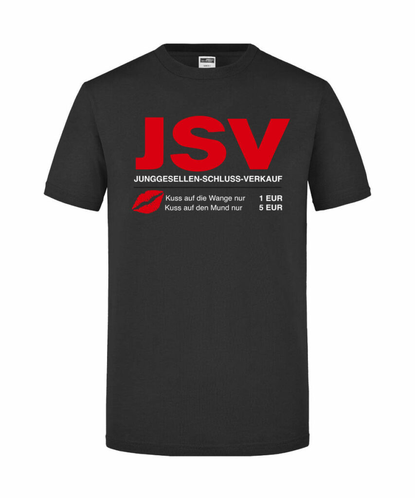 Jsv Junggesellen Schluss Verkauf - Slim Fit T-Shirt