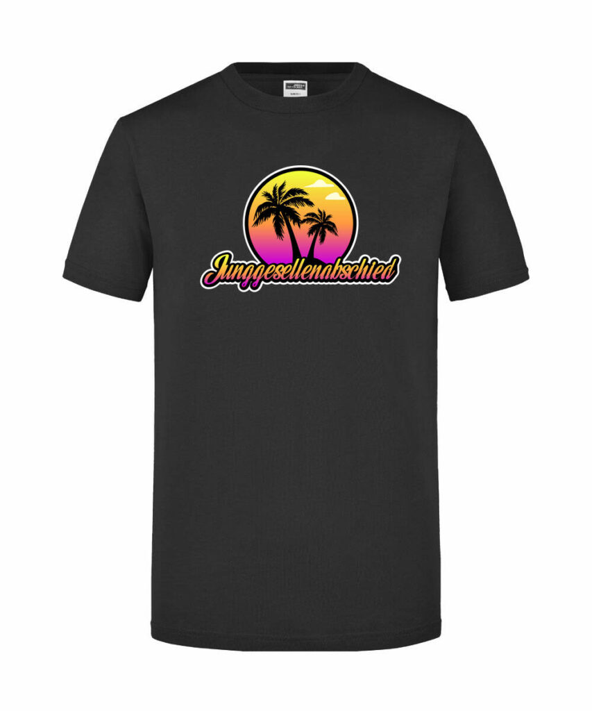 Junggesellenabschied Unter Palmen - Slim Fit T-Shirt