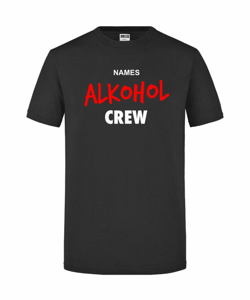 Names Alkohol Crew - Slim Fit T-Shirt