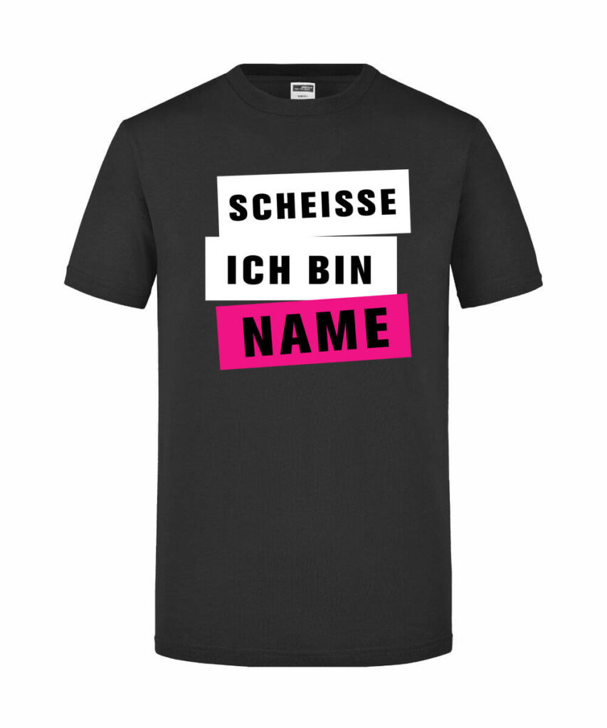 Scheisse Ich Bin Name Junggesellenabschied - Slim Fit T-Shirt