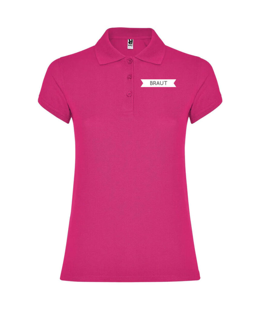 Braut Scherpe Junggesellinnenabschied - Women´s Star Poloshirt