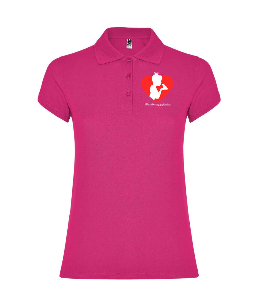 Froschkoenig Gefunden - Women´s Star Poloshirt