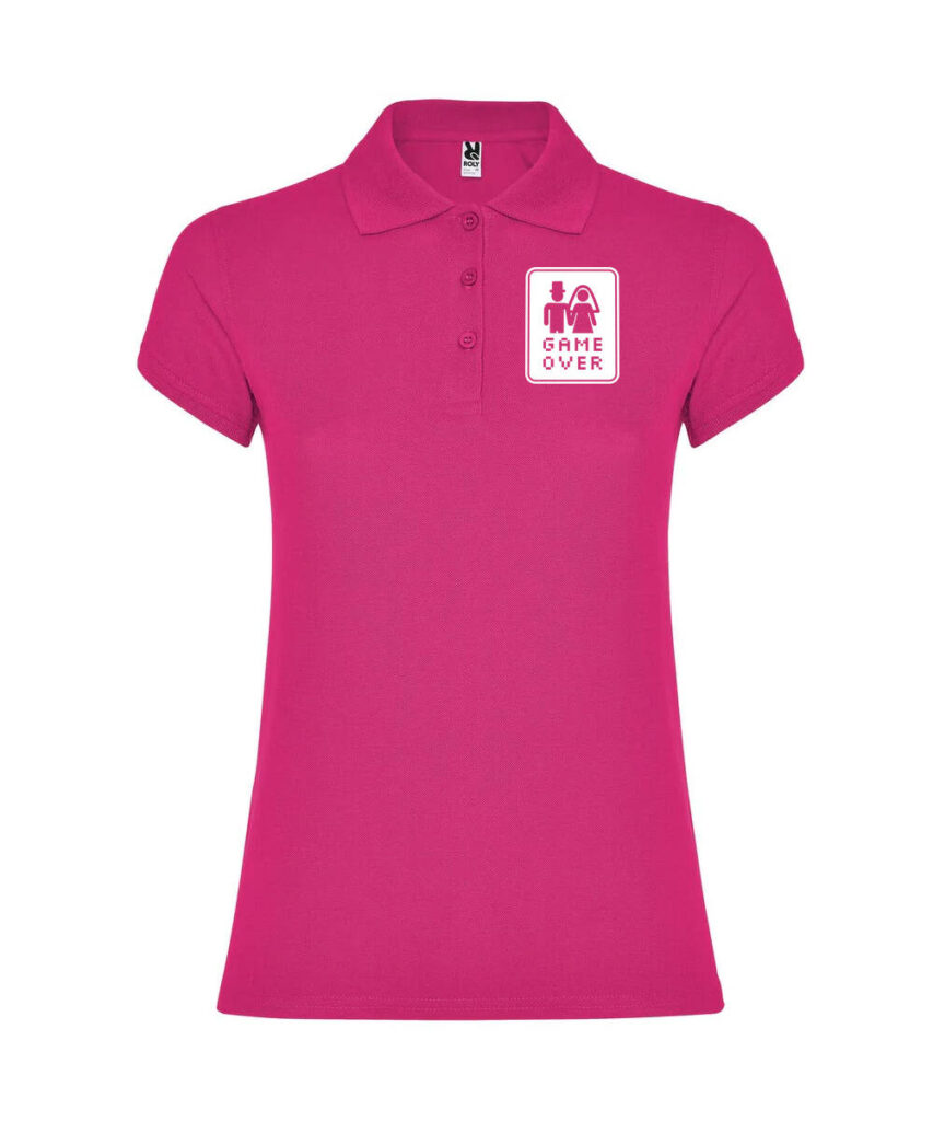 Game Over Pixel Junggesellinnenabschied - Women´s Star Poloshirt