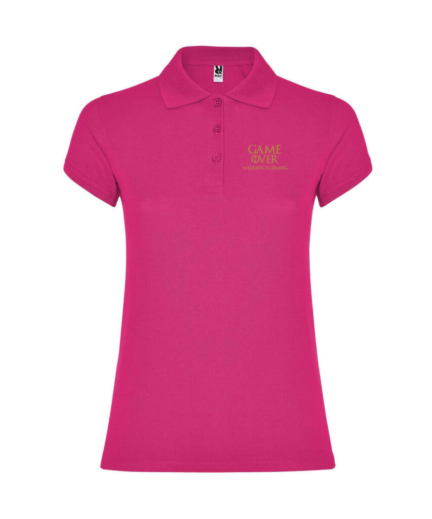 Game Over Wedding Is Coming Junggesellinnenabschied - Women´s Star Poloshirt