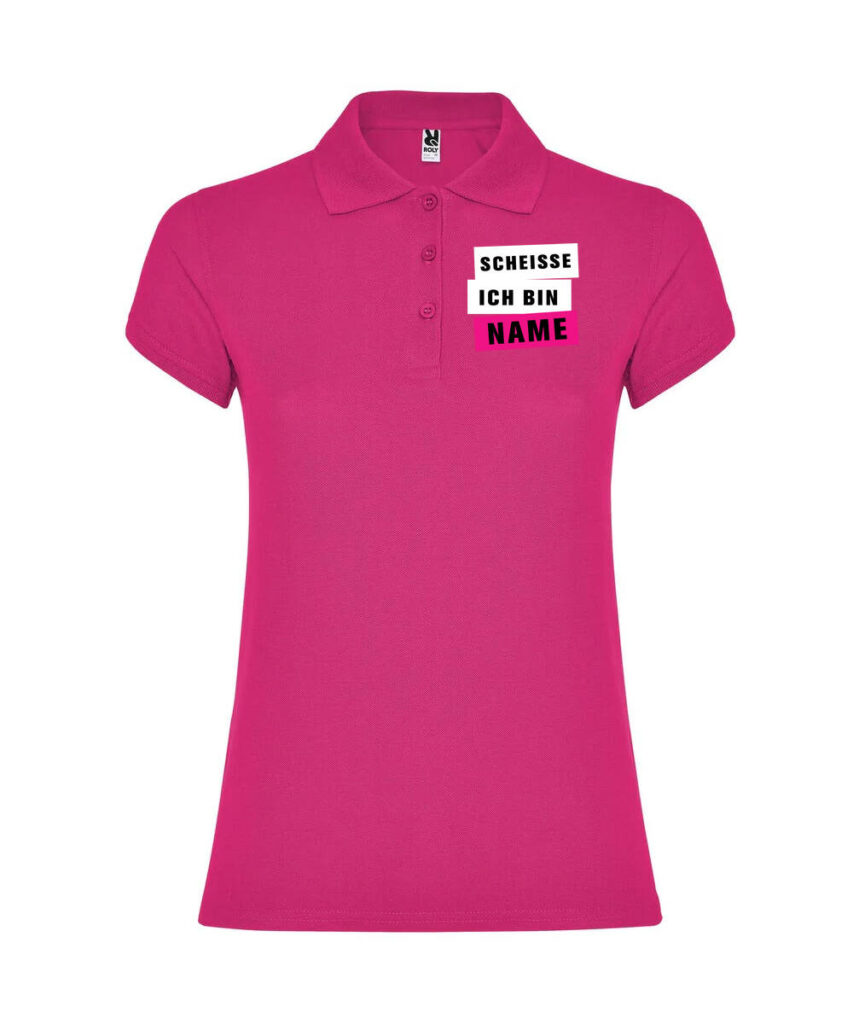 Scheisse Ich Bin Name Junggesellinnenabschied Damenmotiv - Women´s Star Poloshirt