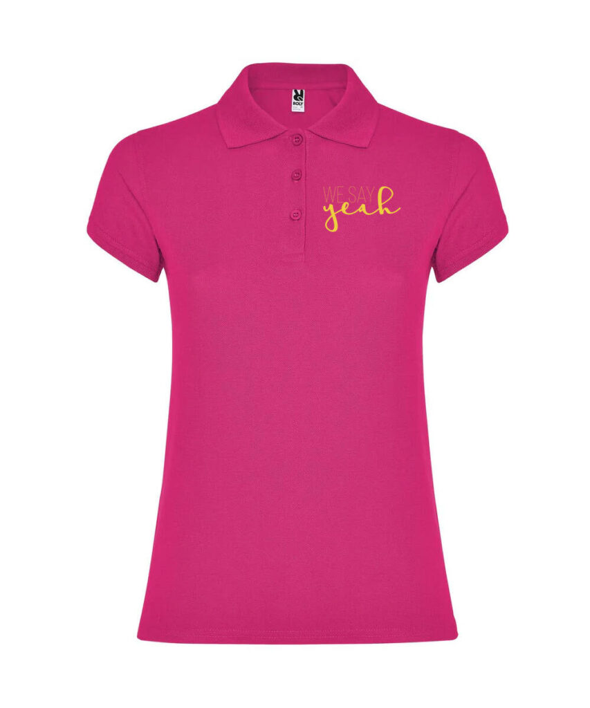 We Say Yeah Junggesellinnenabschied Edtition - Women´s Star Poloshirt