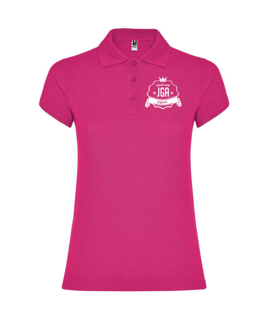 Heute Wird Gefeiert Wappen - Women´s Star Poloshirt