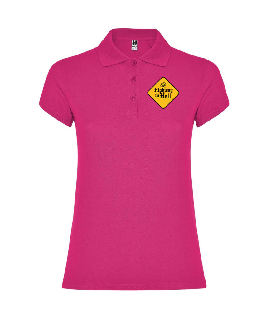 Highway_to_hell_junggesellenabschied - Women´s Star Poloshirt