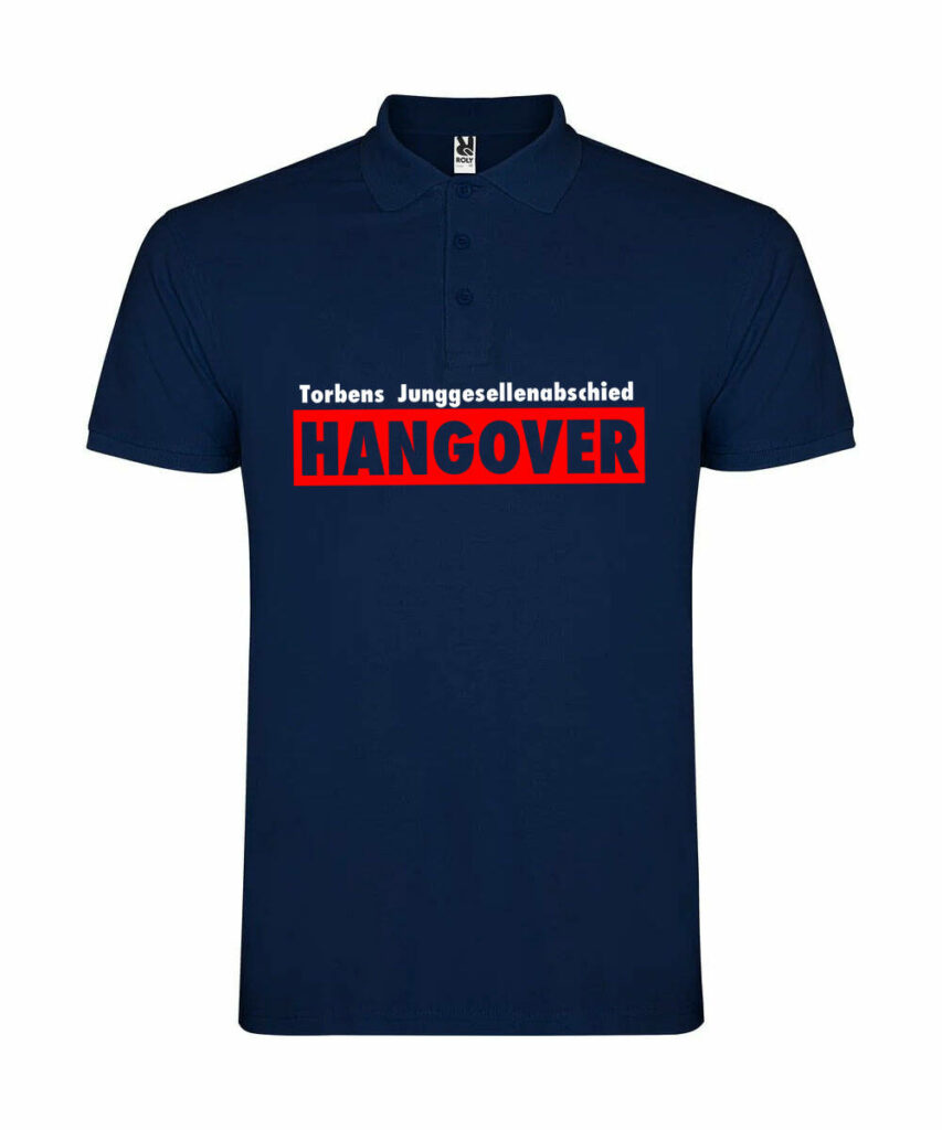 Names Junggesellenabschied Hangover - Unisex Poloshirt