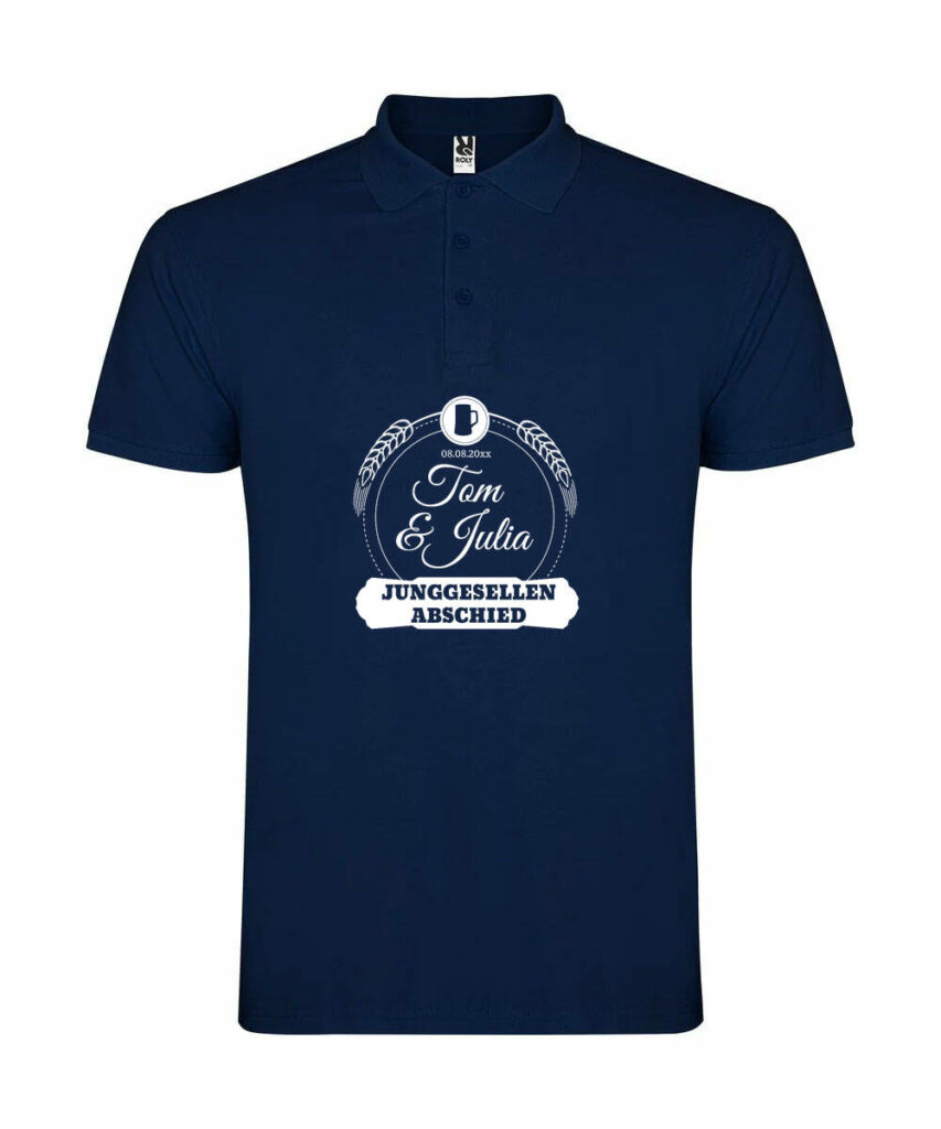 Wappen Bier Junggesellenabschied - Unisex Poloshirt