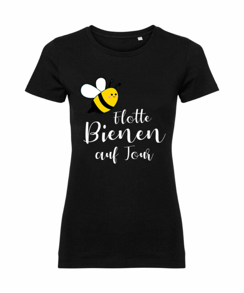 Flotte Bienen Auf Tour Junggesellinnenabschied Motiv - Ladies´ Pure Organic T Z108F