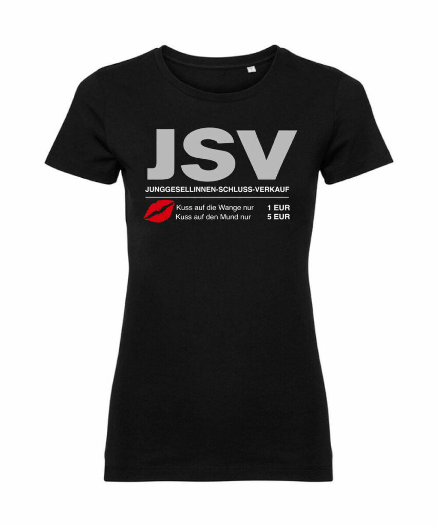 Jsv Junggesellinnen Schlussverkauf - Ladies´ Pure Organic T Z108F