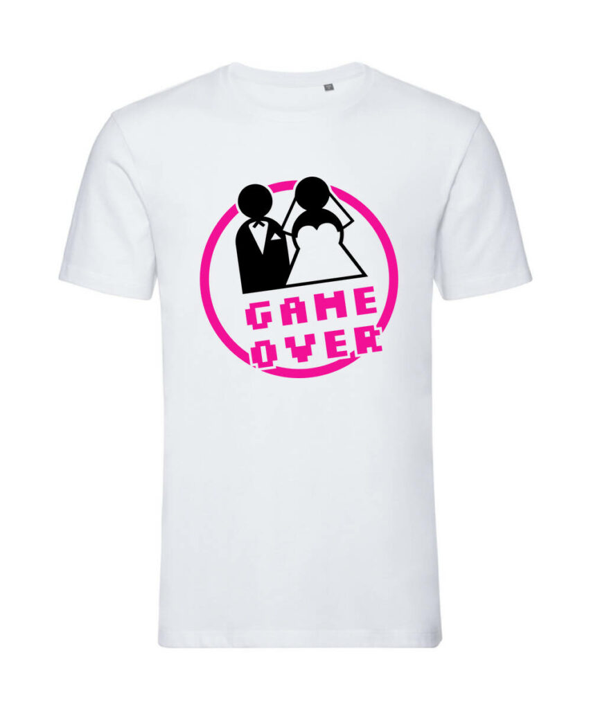 Game Over Pixel Badge Jga - Organic T-Shirt