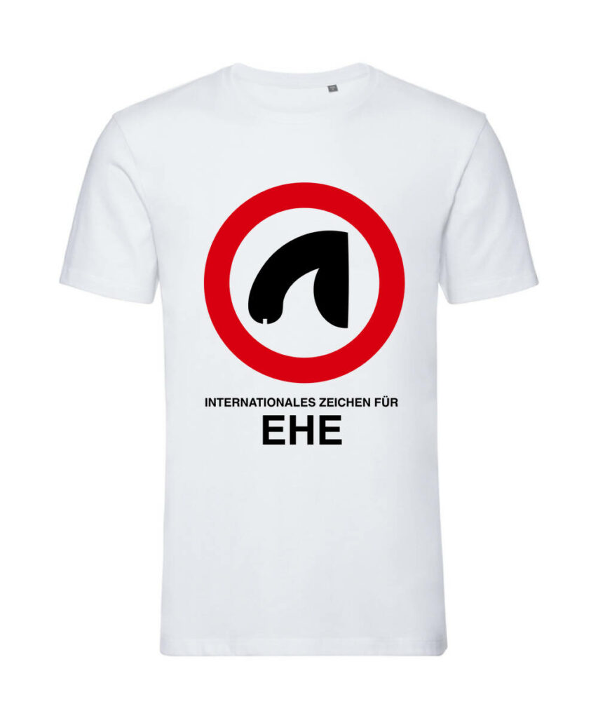 Internationales Zeichen Fuer Ehe - Organic T-Shirt