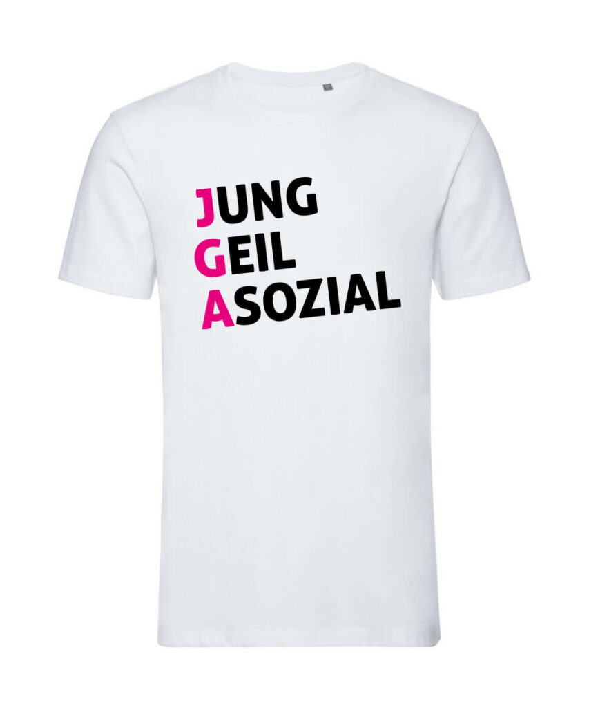 Jung Geil Asozial - Organic T-Shirt