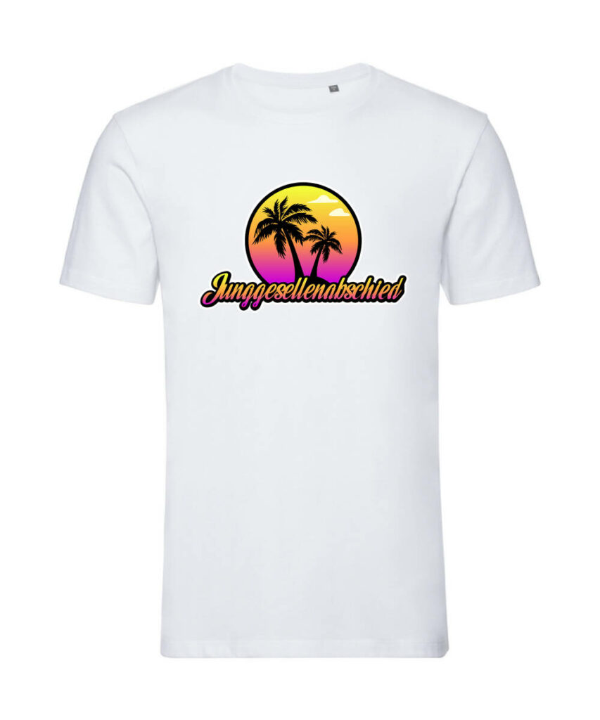 Junggesellenabschied Unter Palmen - Organic T-Shirt