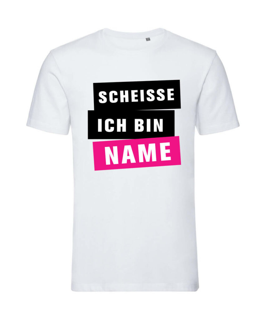 Scheisse Ich Bin Name Junggesellenabschied - Organic T-Shirt